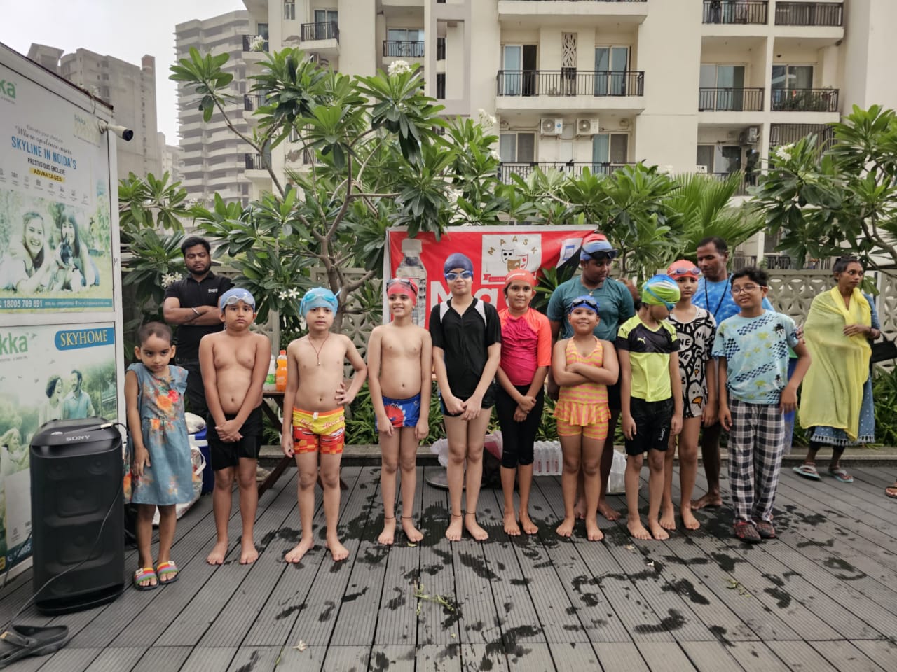 Swimming Completion at Sikka Skyhome 2